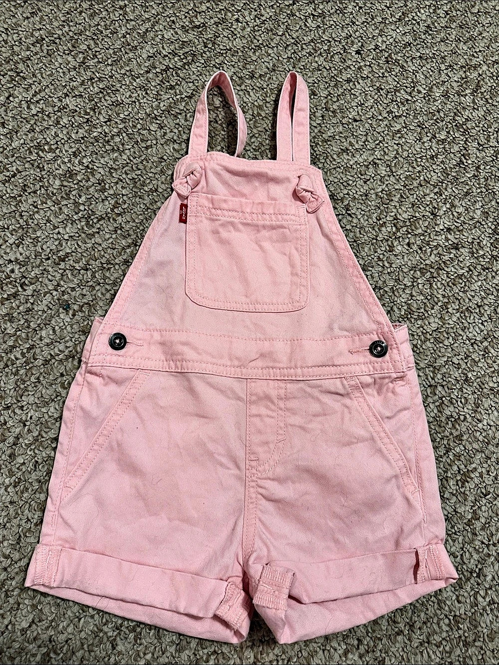 Levi's Knot Strap Shortall Pink